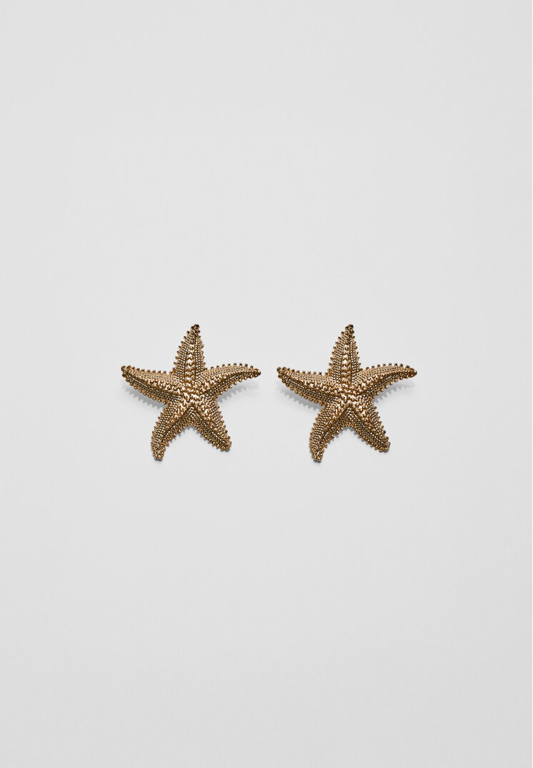 pendiente estrella de mar