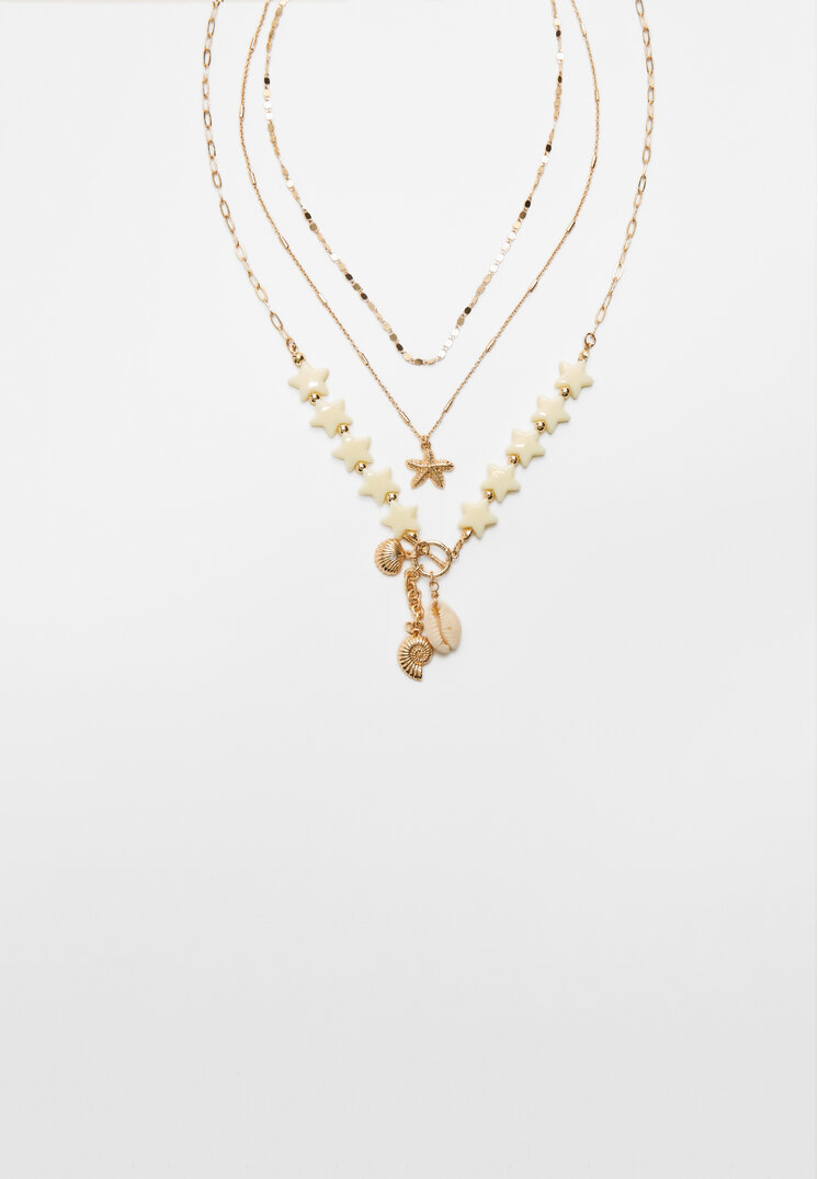 set 3 collares bajo el mar