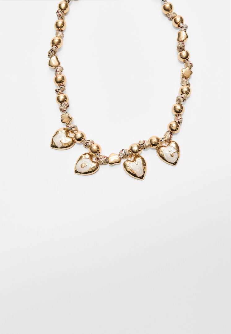 collar corazones love