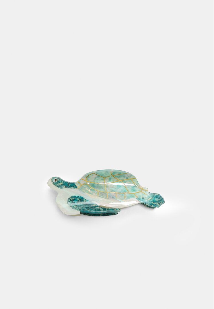 pinza de pelo tortuga
