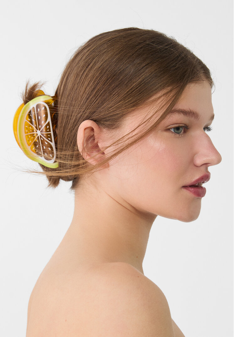 pinza de pelo limon