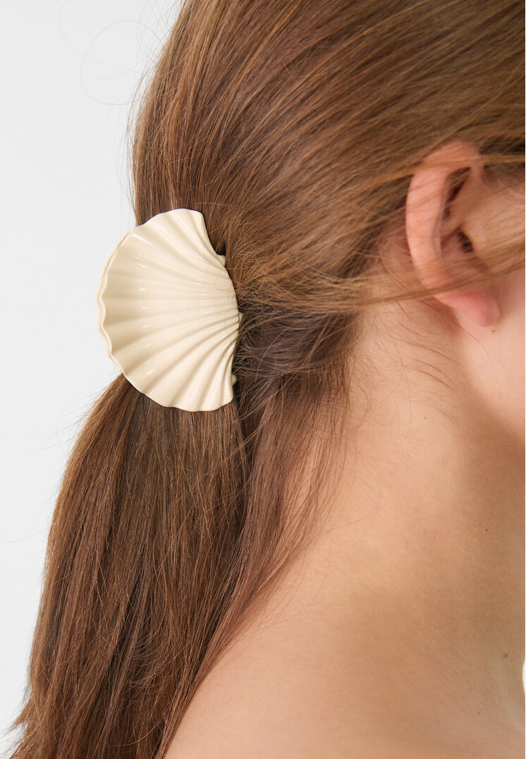 pinza de pelo concha