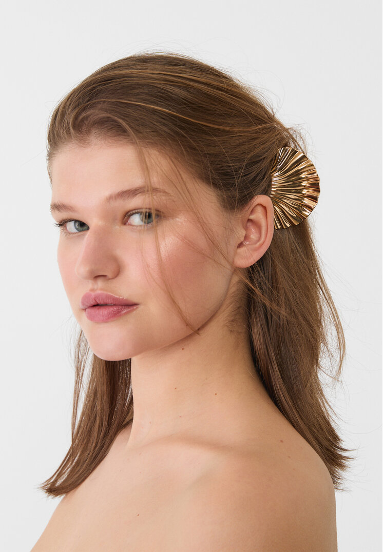 pinza de pelo concha