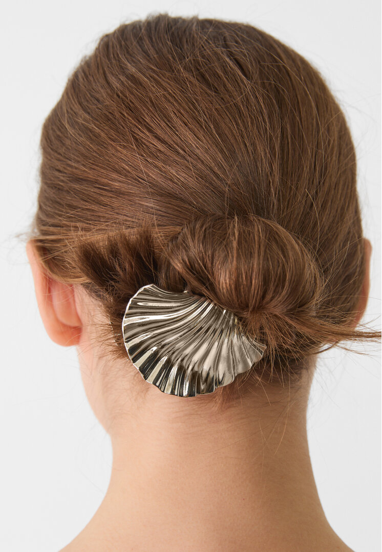pinza de pelo concha