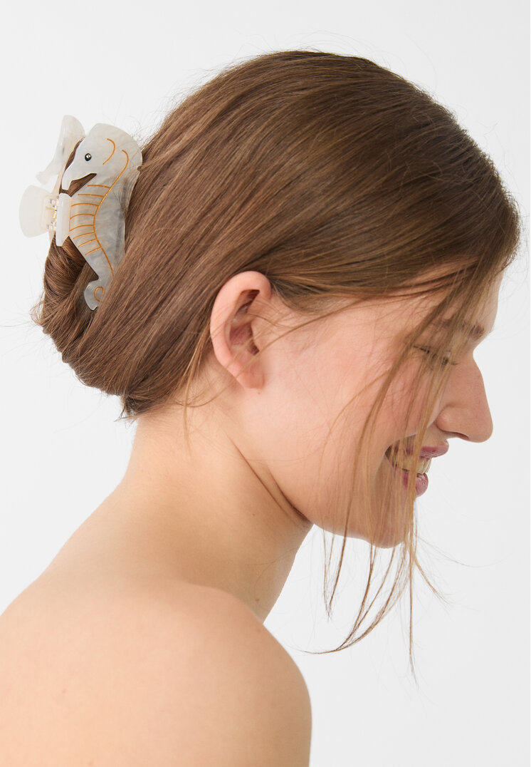 pinza de pelo caballito de mar