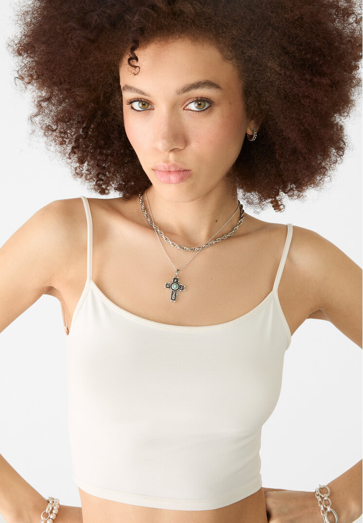 set 2 collares cruz
