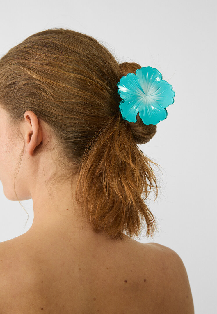 set 3 pinzas flor