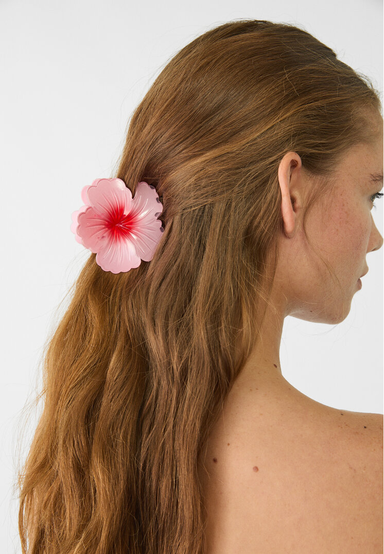 set 3 pinzas flor
