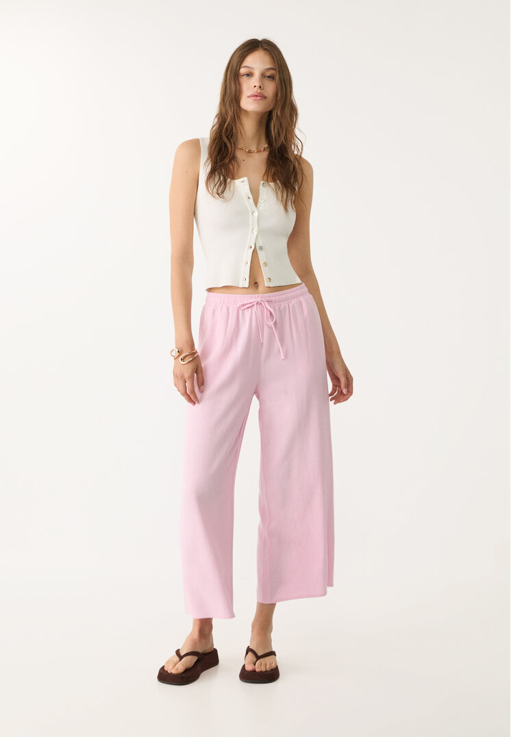 culotte con lino