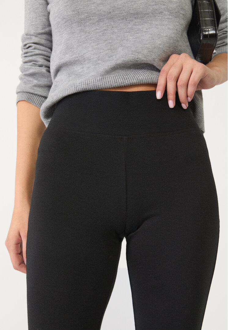 pantalon flare cintura canale