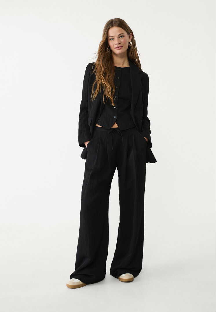 pantalon cordon textura
