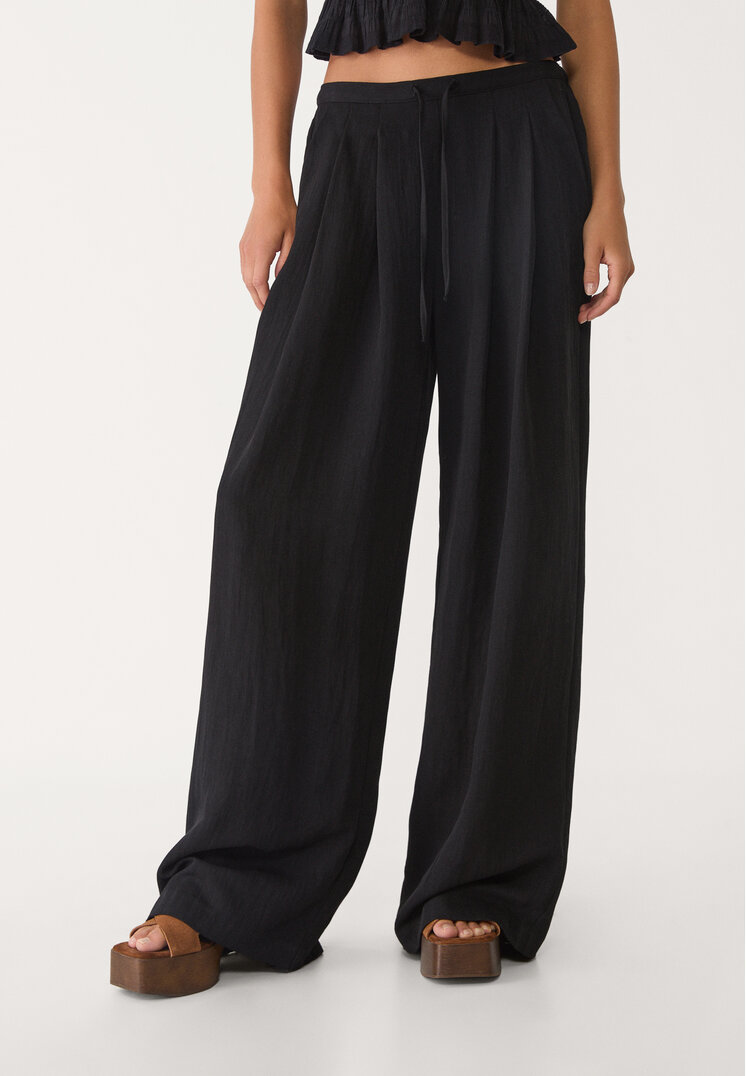 pantalon cordon textura