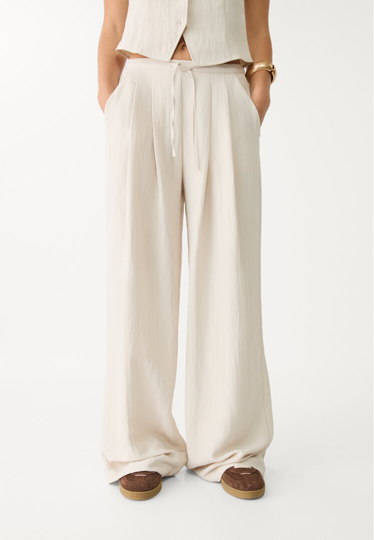 pantalon cordon textura