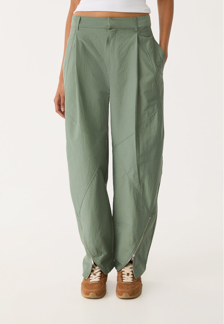 pantalon balloon cremallera