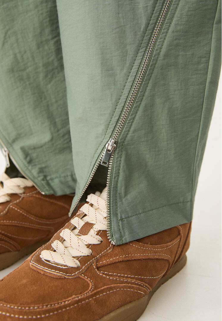 pantalon balloon cremallera