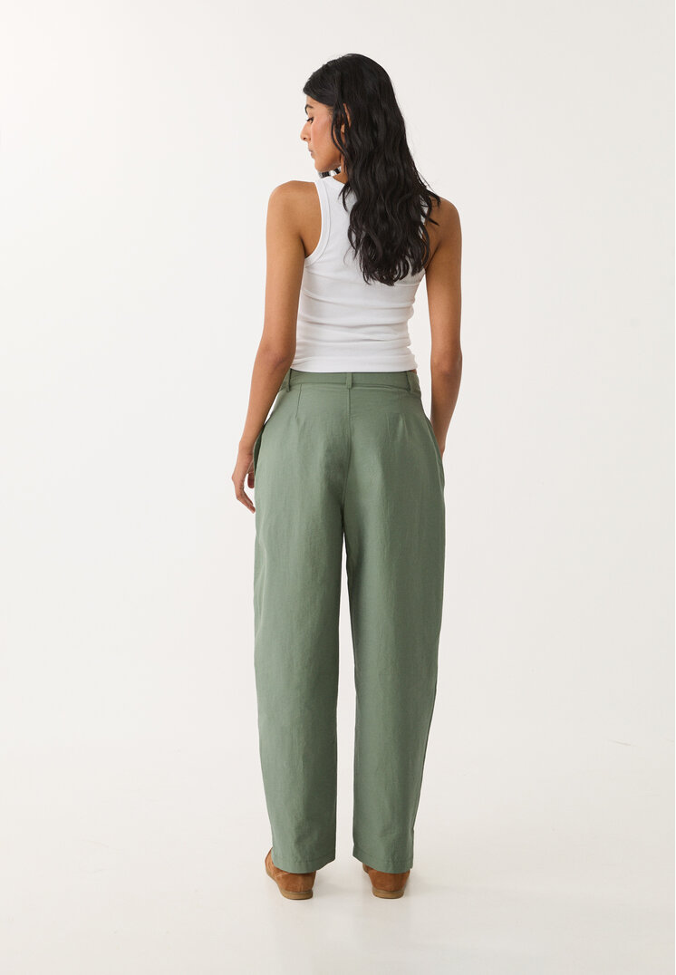 pantalon balloon cremallera