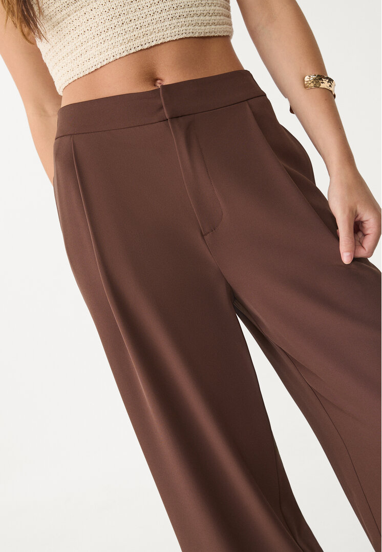 pantalon culotte vestir pinzas