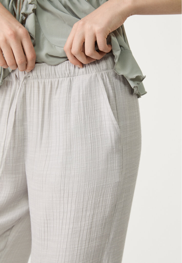 pantalon fluido largo textura
