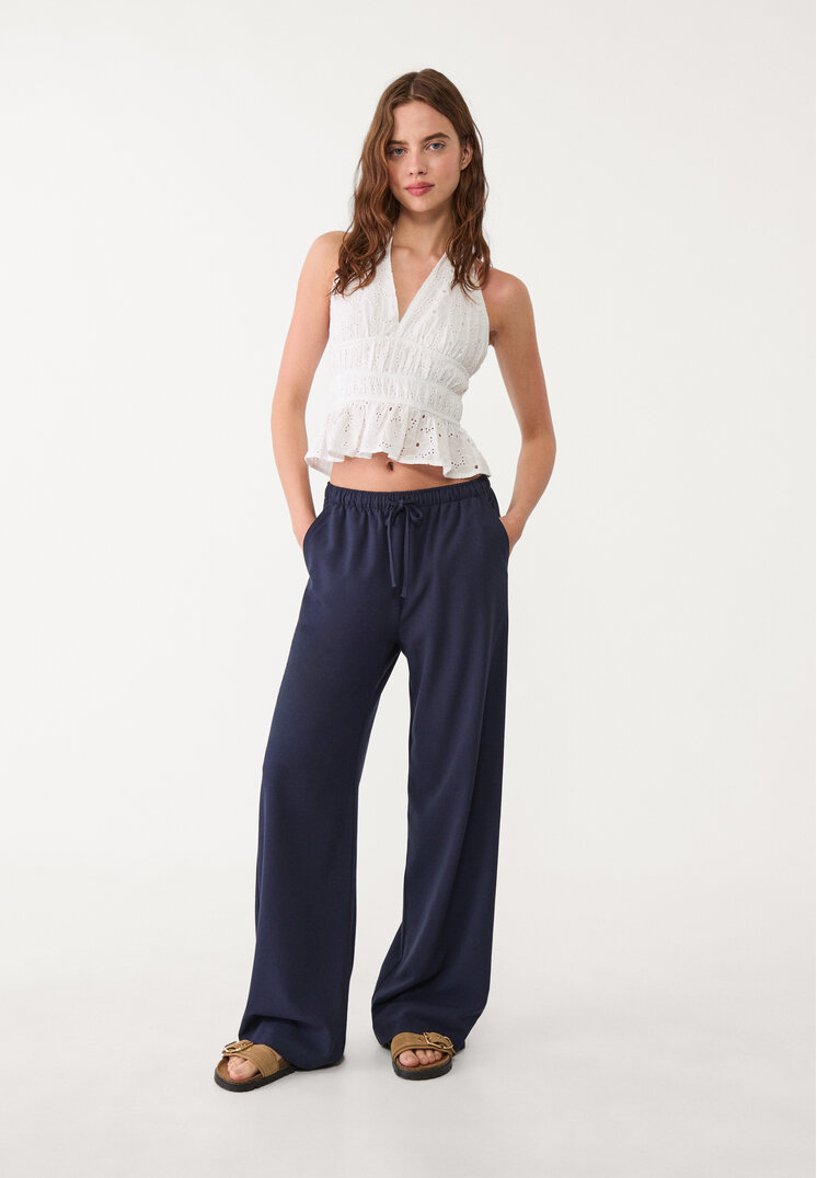 pantalon largo fluido vestir