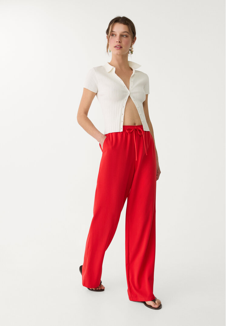 pantalon largo fluido vestir