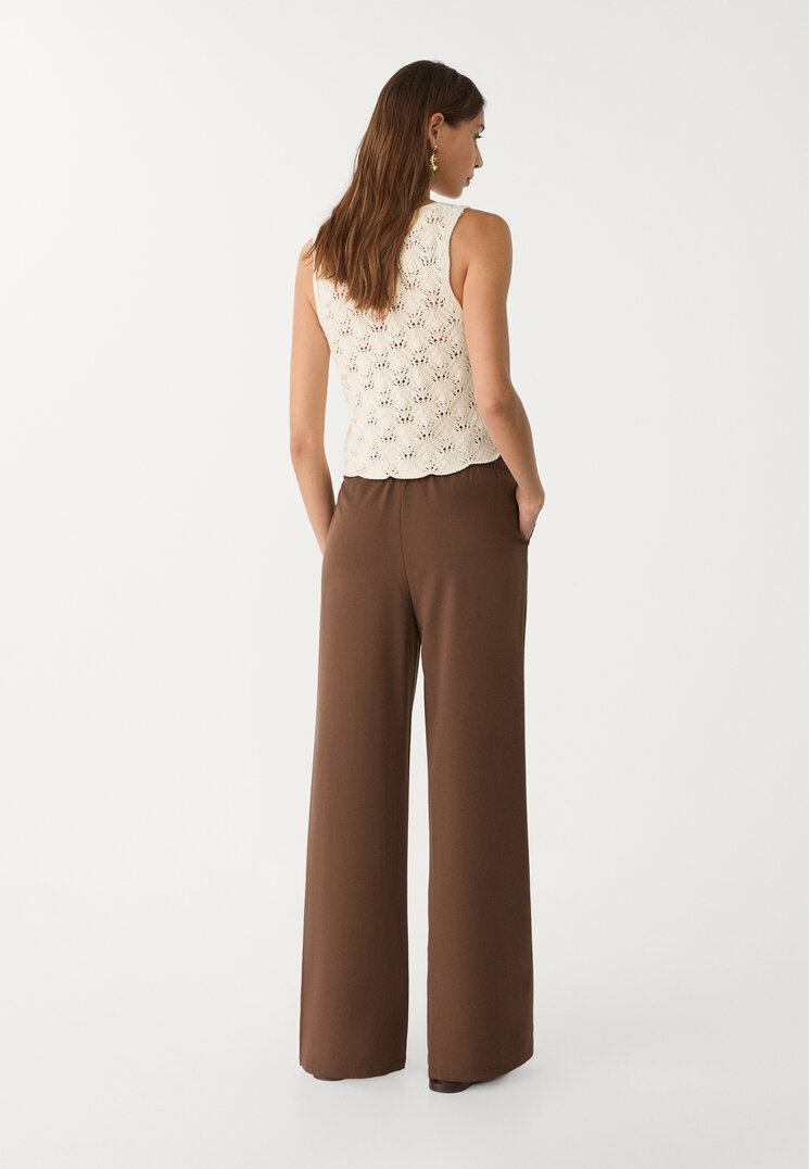 pantalon largo fluido vestir