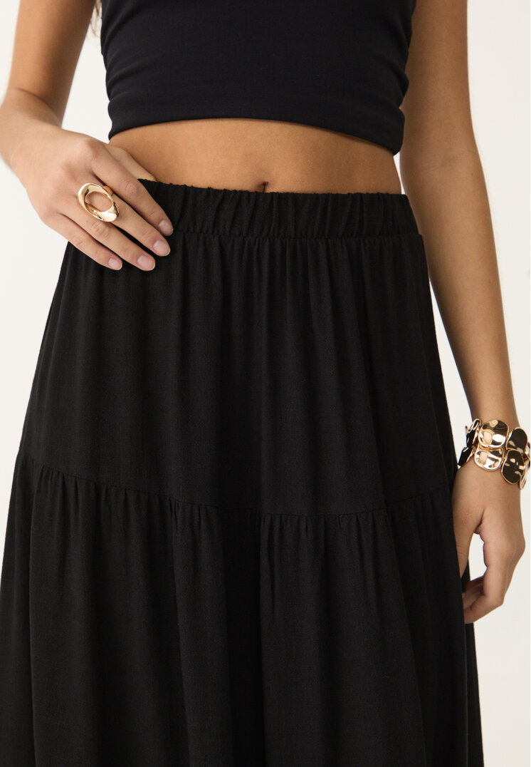 falda midi boho