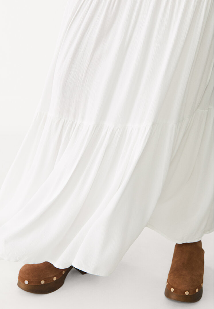 falda midi boho