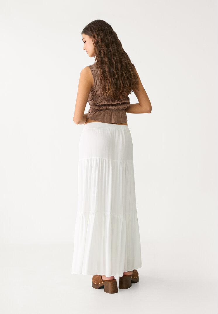 falda midi boho