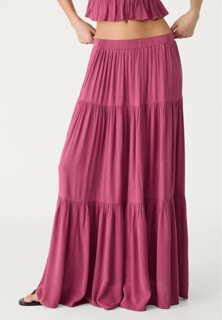 falda midi boho