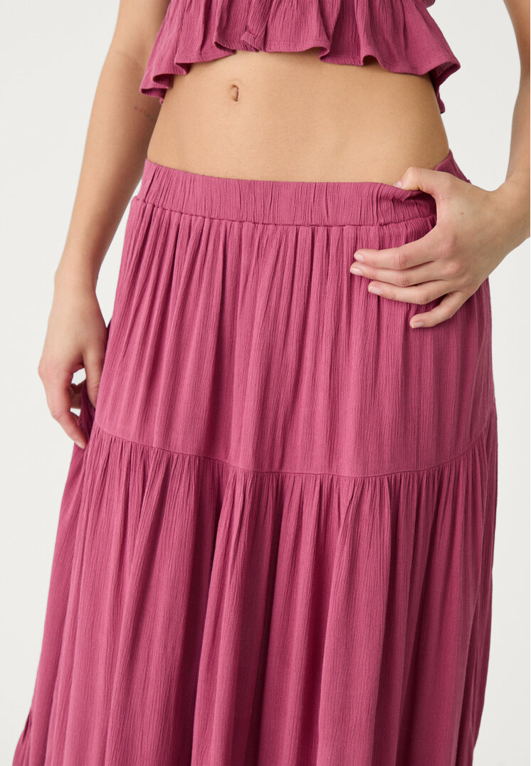 falda midi boho