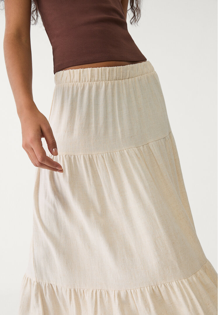 falda midi boho