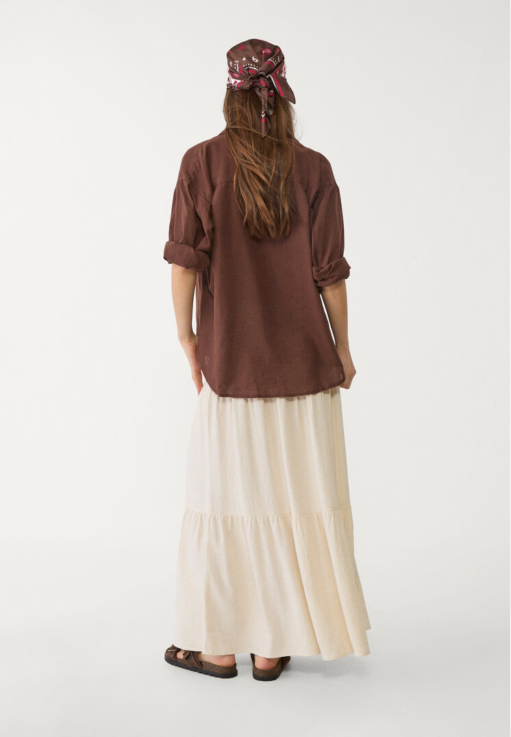 falda midi boho