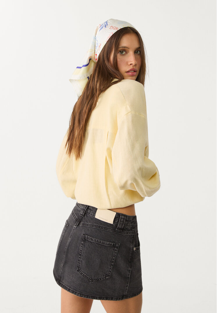 d62 falda pantalon denim