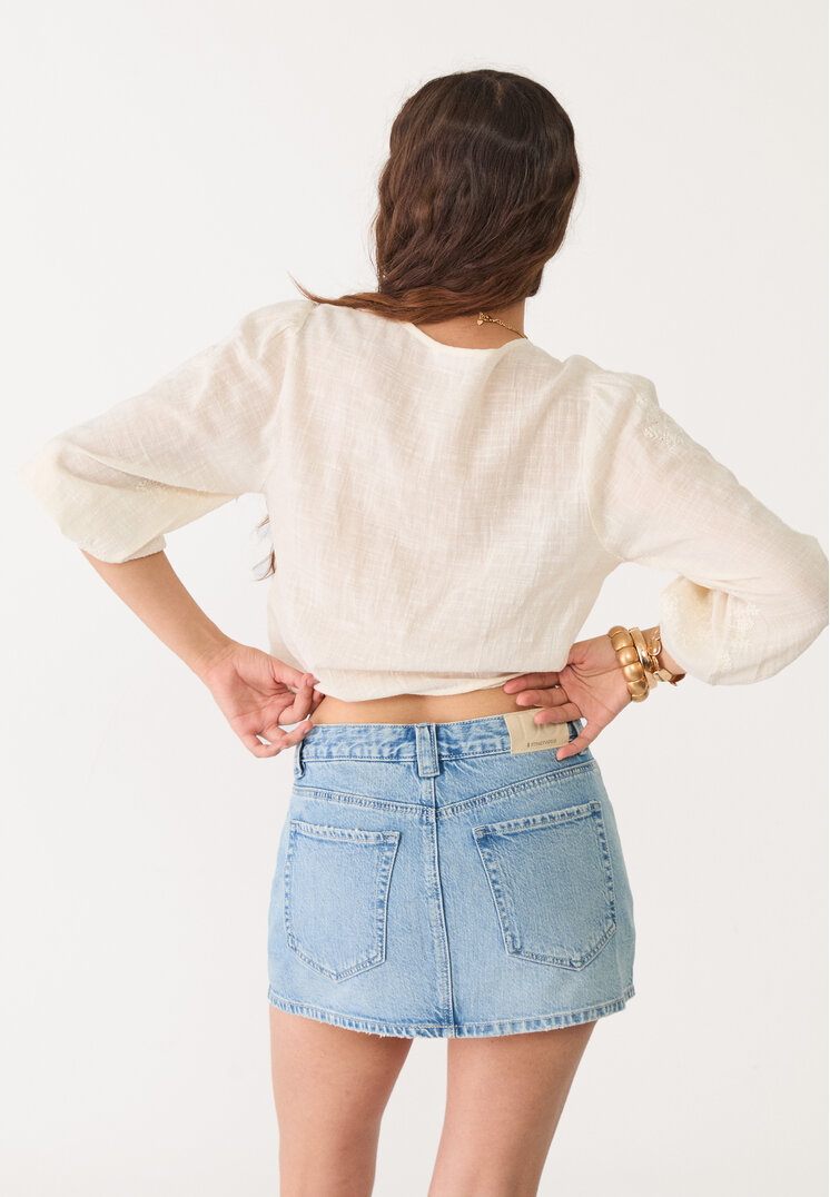 d62 falda pantalon denim