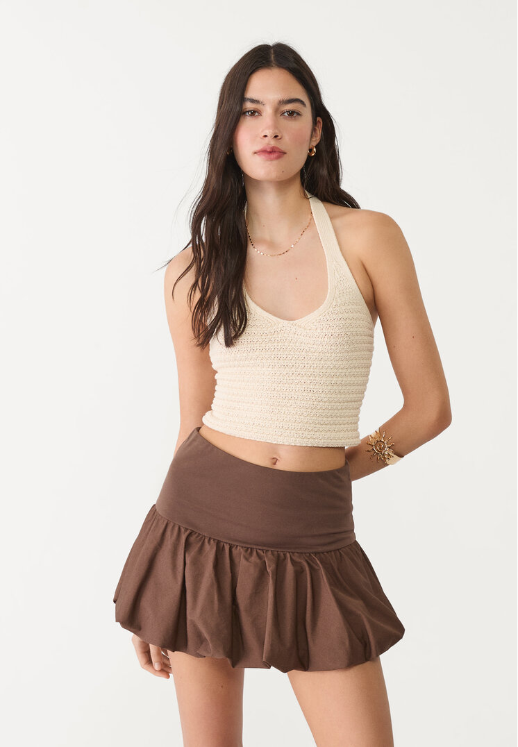 falda pantalon mini balloon
