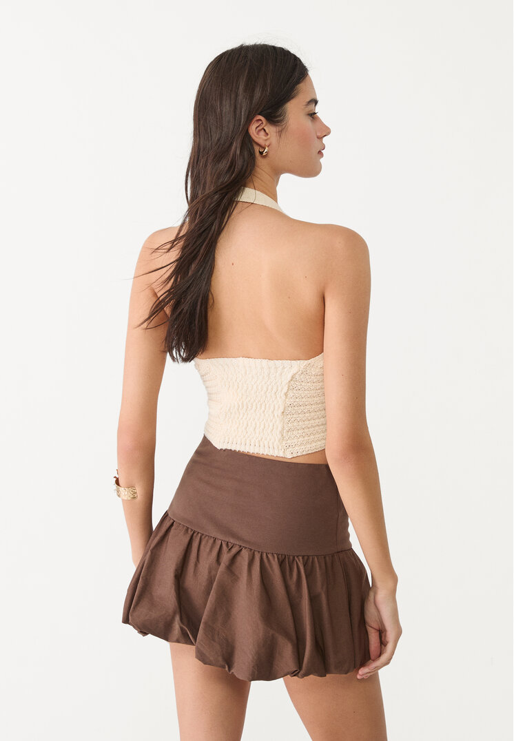 falda pantalon mini balloon
