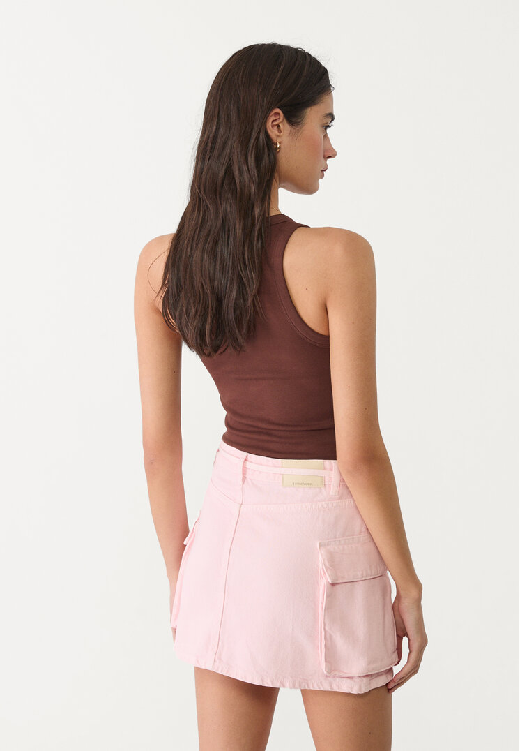 d66 falda mini cargo