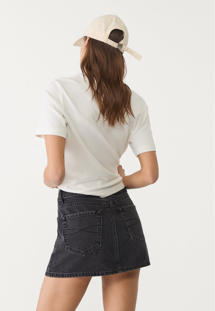d60 falda mini denim