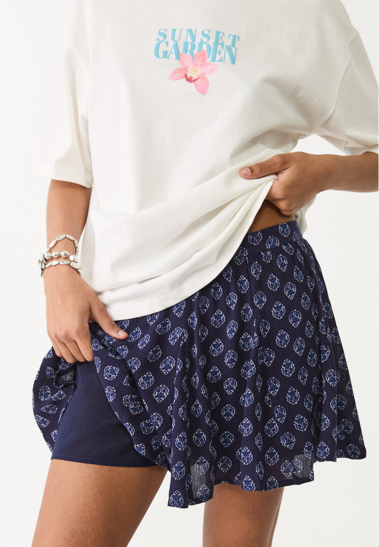 falda pantalon fluida