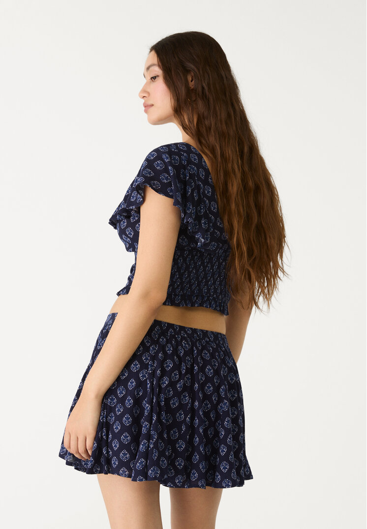 falda pantalon fluida
