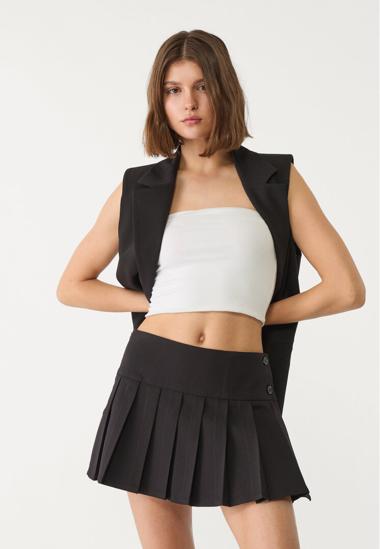 falda pantalon mini tablas