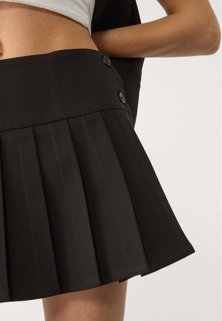falda pantalon mini tablas
