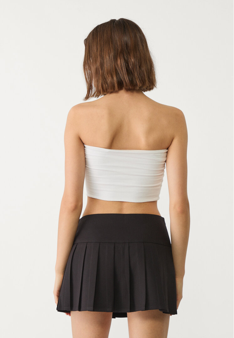 falda pantalon mini tablas
