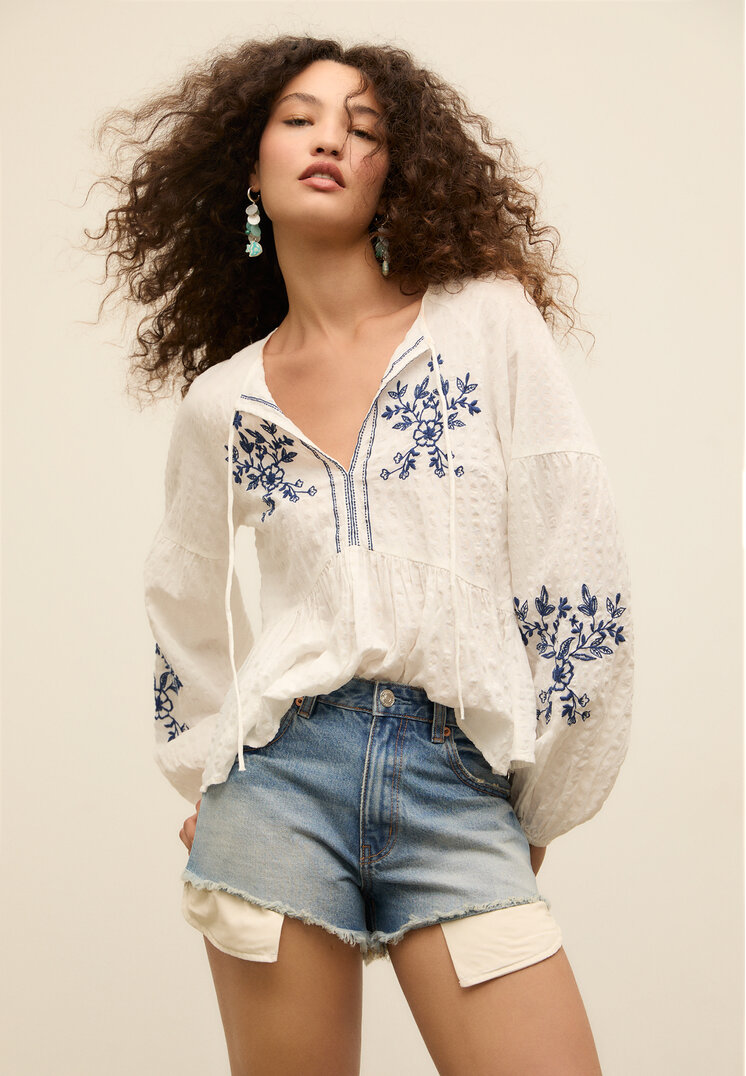 shorts micro denim