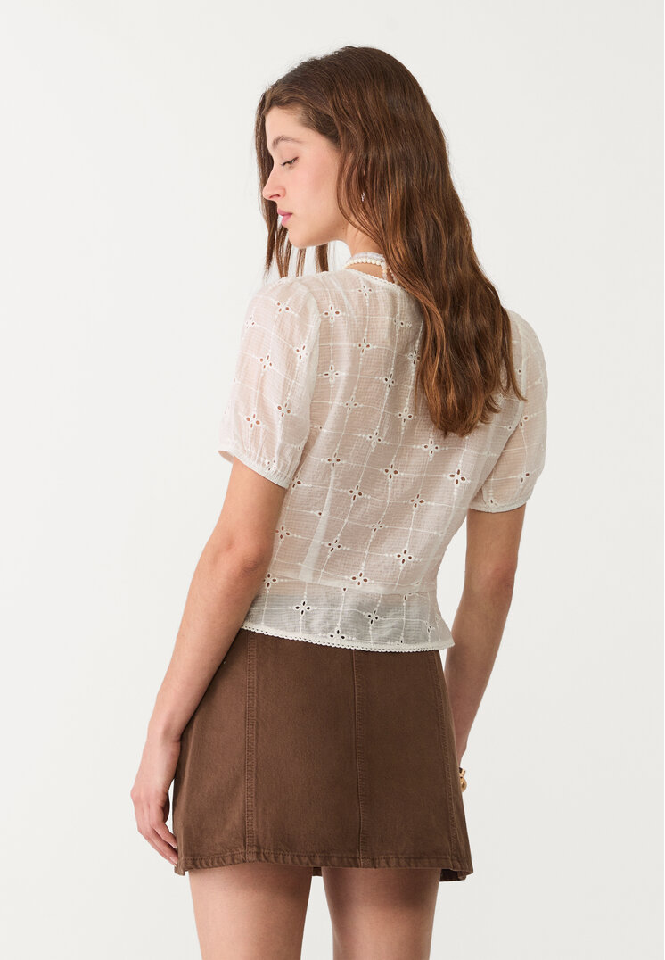falda pantalon mini aberturas