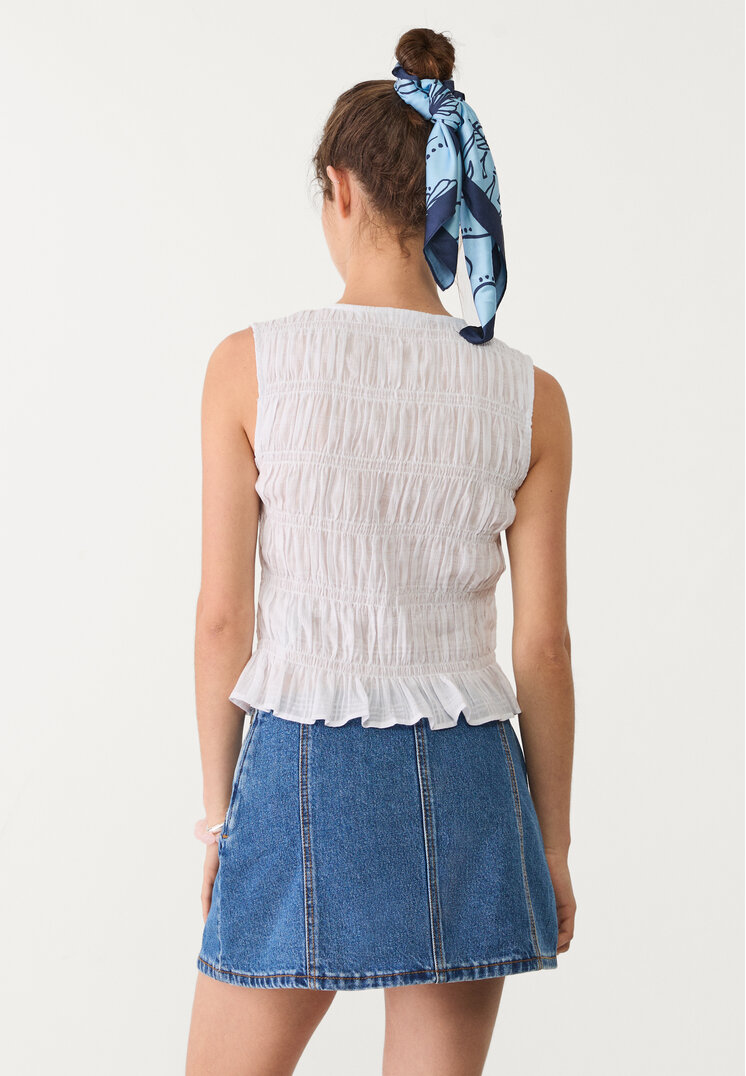 falda pantalon mini aberturas