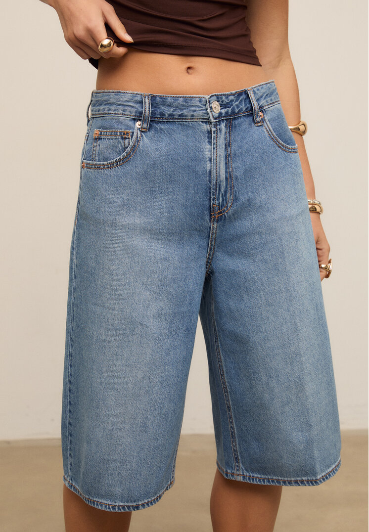 jort bermuda denim