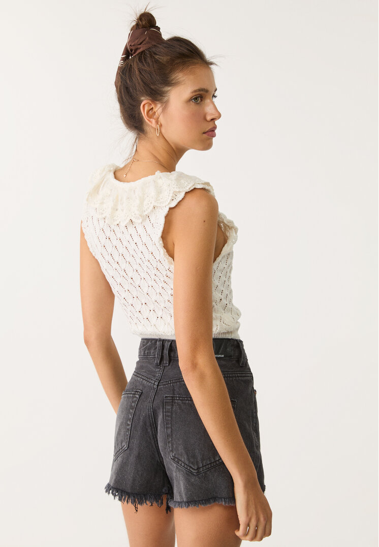 d75 short denim rotos