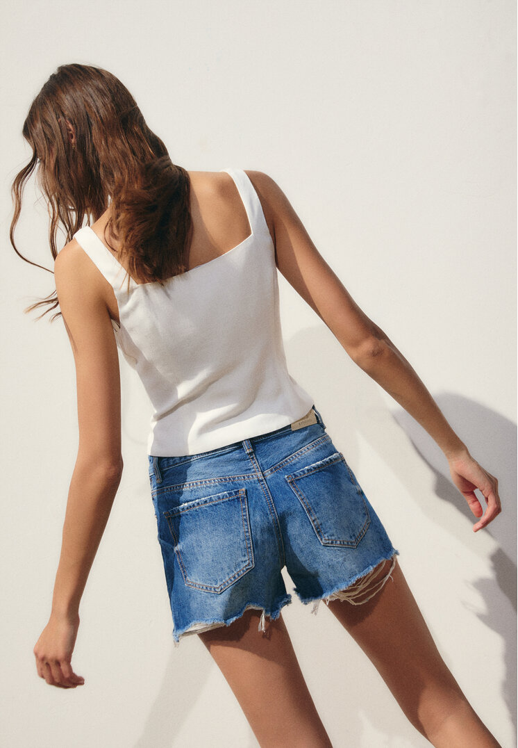 d75 short denim rotos