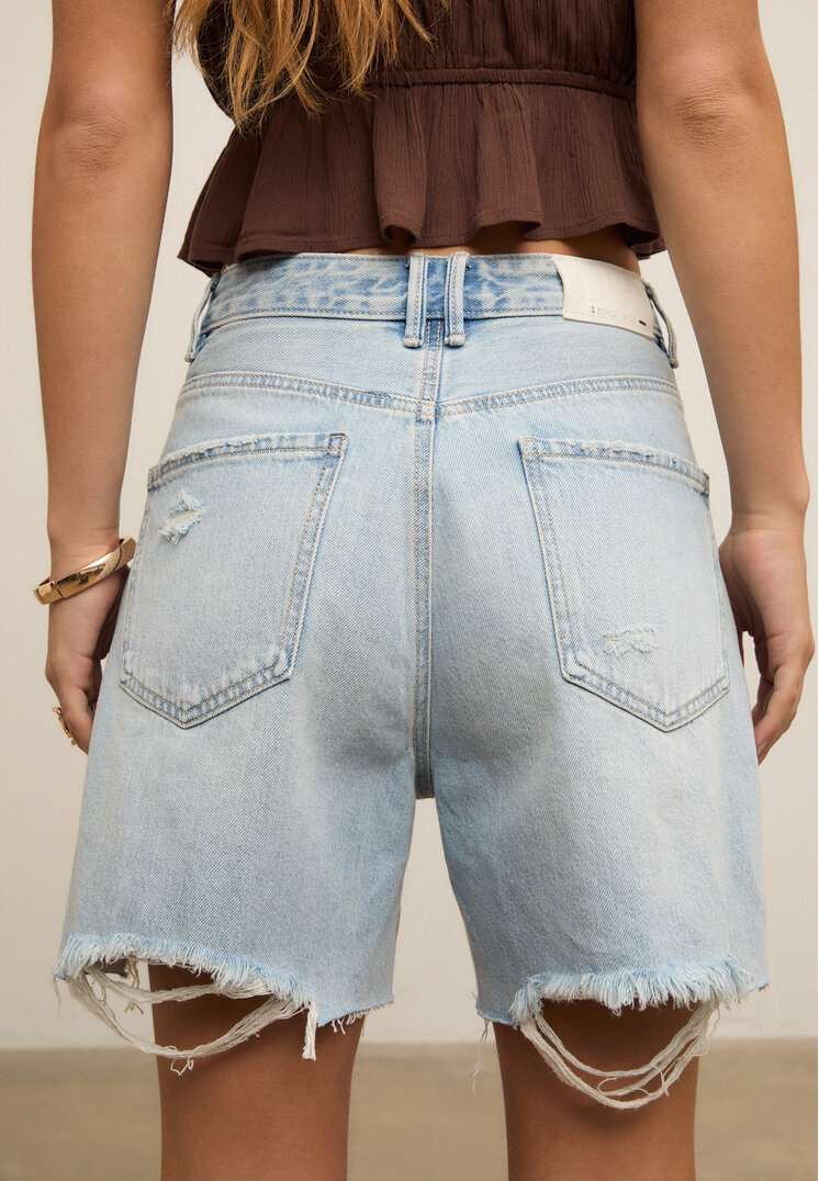 d93 short denim longline